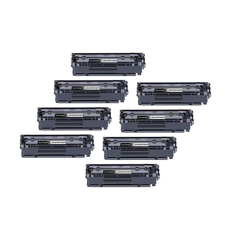 Product image for 999inks Compatible Eight Pack HP 12A Laser Toner Cartridges - Small