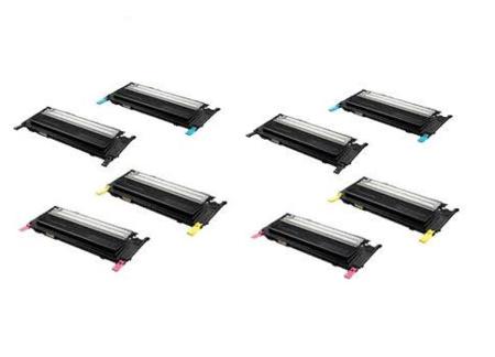 Product image for 999inks Compatible Multipack Samsung CLT-K/C/M/Y4092S 2 Full Sets Laser Toner Cartridges - Small
