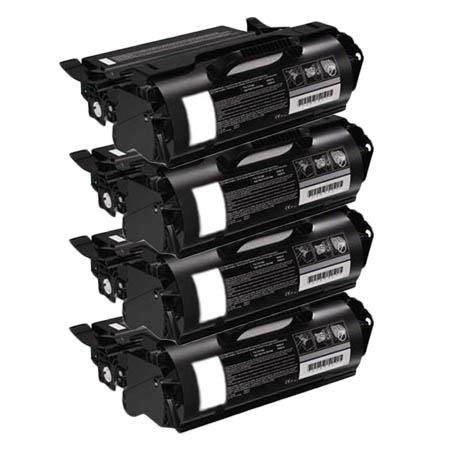 Product image for 999inks Compatible Quad Pack Dell 593-11049 Black High Capacity Laser Toner Cartridges - Small