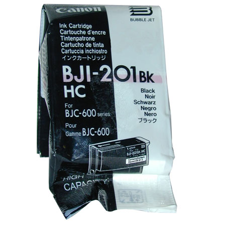 Product image for Canon BJI-201K Black High Capacity Original Cartridge - Small