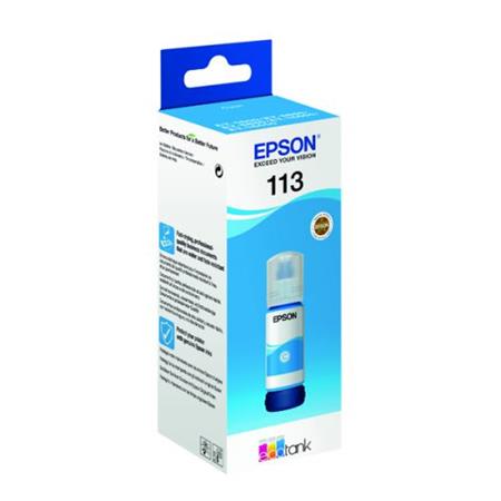 Product image for Epson 113 (T06B240) Cyan Original Ink Bottle - Small