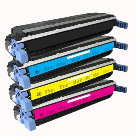 Product image for 999inks Compatible Multipack HP 645A 1 Full Set Laser Toner Cartridges - Small