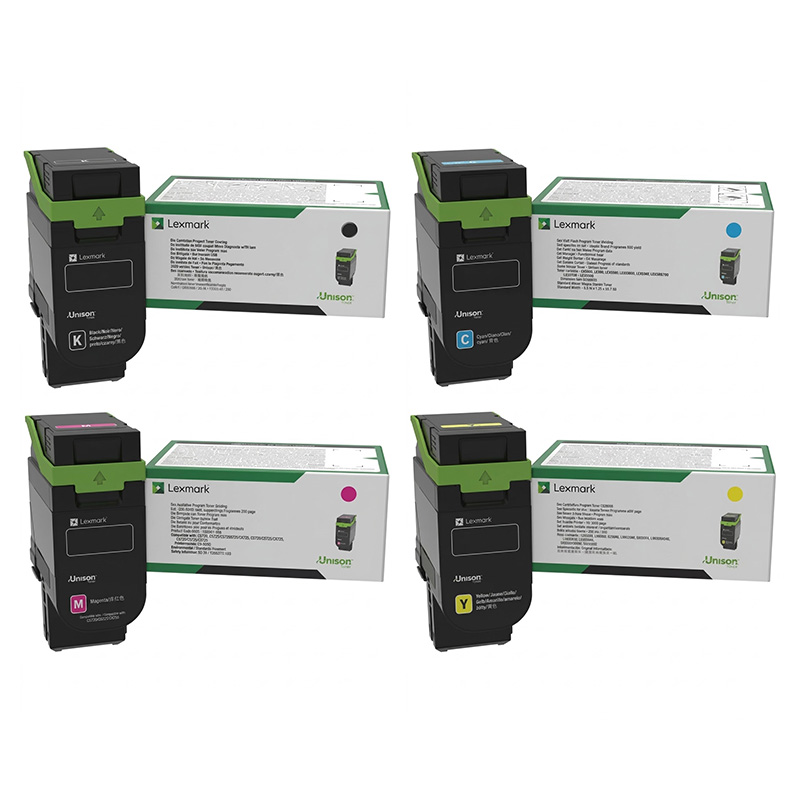 Lexmark 75M20K0/Y0 Full Set Original Standard Capacity Toner Cartridges