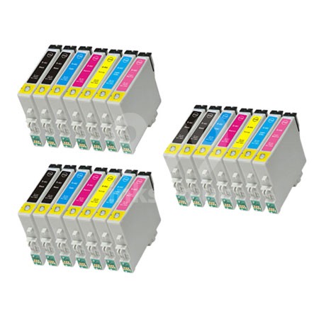 Product image for 999inks Compatible Multipack Epson T0331 3 Full Sets + 3 FREE Black Inkjet Printer Cartridges - Small