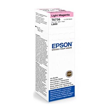Product image for Epson T6736 (T67364A) Light Magenta Original Ink Bottle - Small