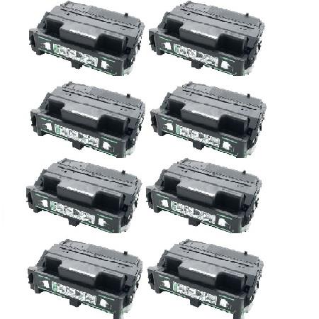 Product image for 999inks Compatible Eight Pack Ricoh 400943 Black Laser Toner Cartridges - Small