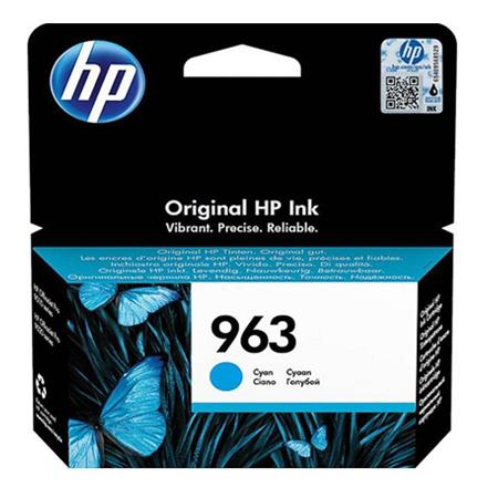 Product image for HP 963 Cyan Original Standard Capacity Ink Cartridge (3JA23AE) - Small