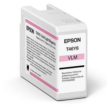 Product image for Epson T47A6 (T47A600) Light Magenta Original UltraChrome Ink Cartridge (50ml) - Small