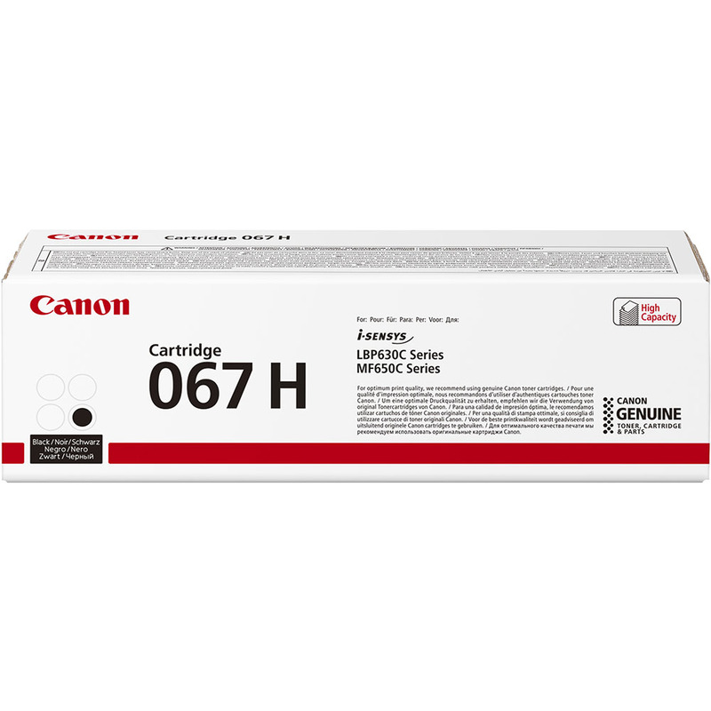 Product image for Canon 067H (5106C002) Black Original High Capacity Toner Cartridge - Small