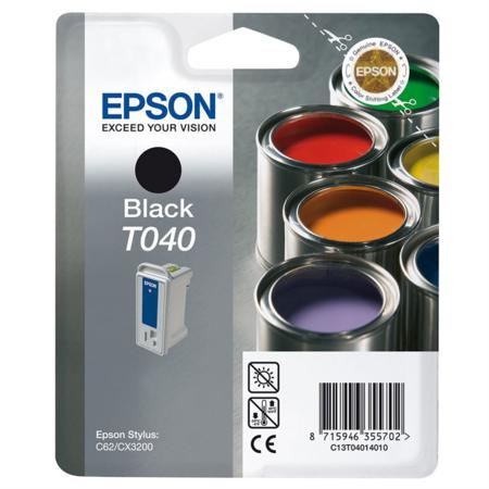 Product image for Epson T040 Black Original Ink Cartridge (Paints) (T040140) - Small