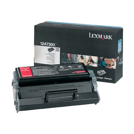 Product image for Lexmark 12A7300 Black Original Standard Capacity Toner Cartridge - Small