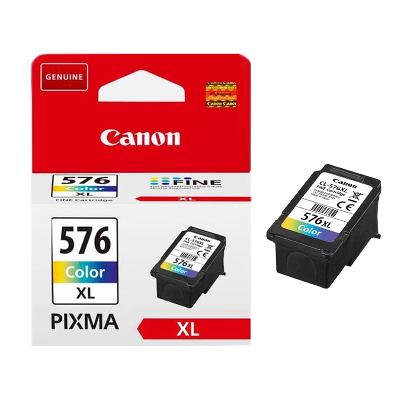 Product image for Canon CL-576XL Tri-Colour Original High Capacity Ink Cartridge - Small