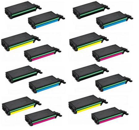 Product image for 999inks Compatible Multipack Samsung CLP-K660 4 Full Sets High Capacity Laser Toner Cartridges - Small