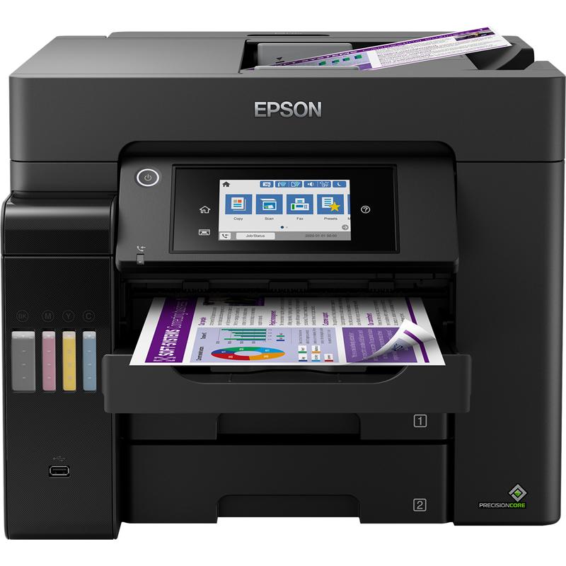 Product image for Epson EcoTank ET-5855 A4 Colour Multifunction Inkjet Printer - Small