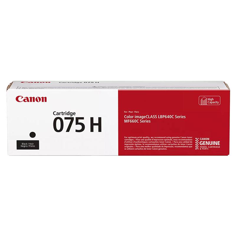 Product image for Canon 075H (6369C002) Black Original High Capacity Toner Cartridge - Small