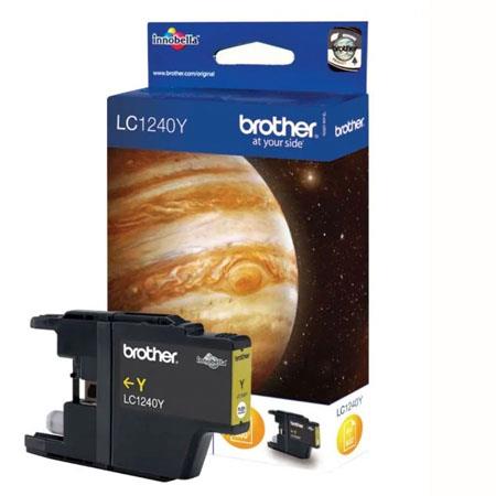 Product image for Brother LC1240Y Yellow Original Ink Cartridge - Small