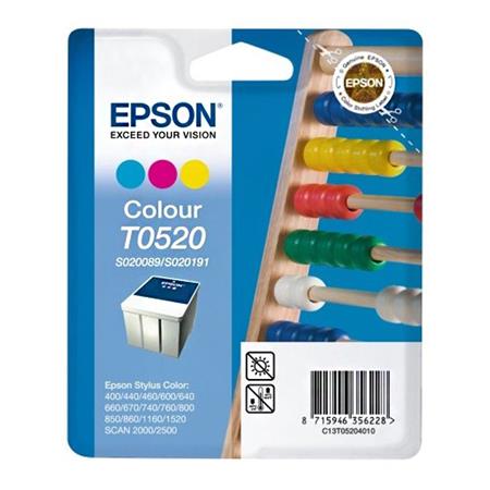 Product image for Epson T052 Colour Original Ink Cartridge (Abacus) (S020191 ) - Small
