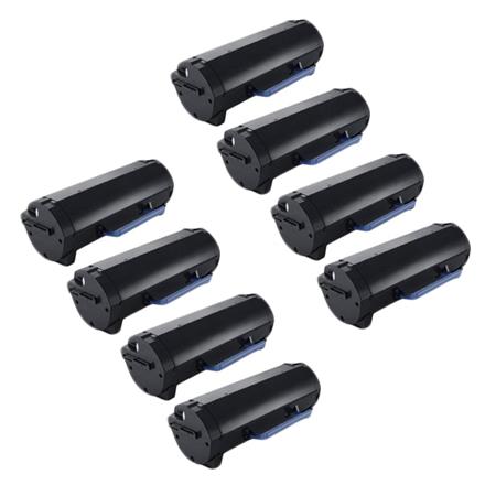 Product image for 999inks Compatible Eight Pack Dell 593-11171 Black Extra High Capacity Laser Toner Cartridges - Small