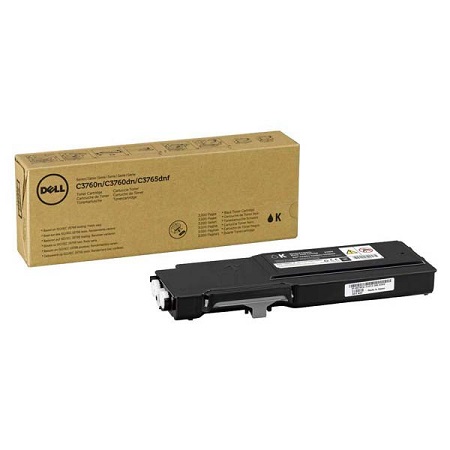 Product image for Dell 593-11111 (PMN5Y)Black Original Standard Capacity Toner Cartridge - Small