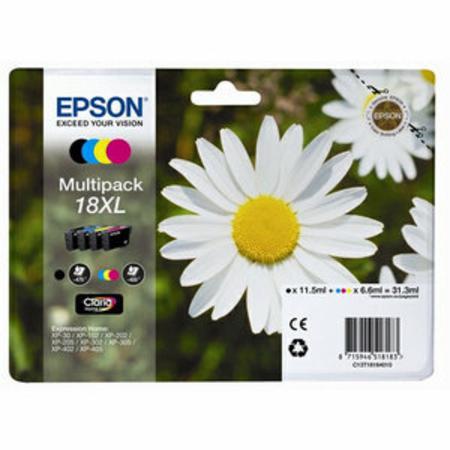 Product image for Epson 18XL (T18164010) Original Claria Home High Capacity Multipack (Daisy) - Small