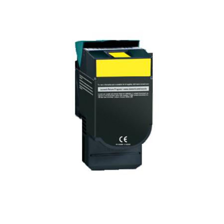 Product image for 999inks Compatible Yellow Lexmark C540H2YG High Capacity Laser Toner Cartridge - Small