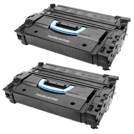 Product image for 999inks Compatible Twin Pack HP 25X Black High Capacity Laser Toner Cartridges - Small