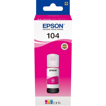 Product image for Epson 104 (T00P340) Magenta Original Ink Bottle - Small