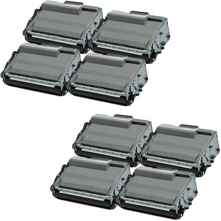 Product image for 999inks Compatible Eight Pack Brother TN3520 Black High Capacity Laser Toner Cartridges - Small