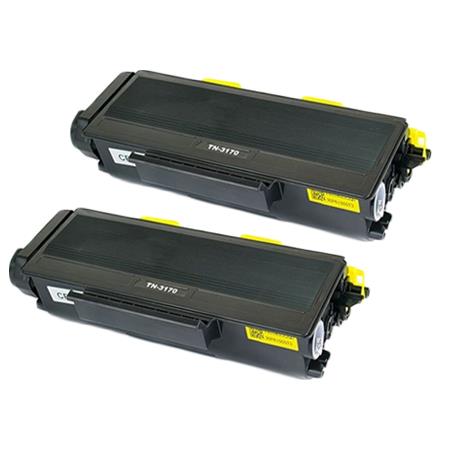 Product image for 999inks Compatible Twin Pack Brother TN3170 High Capacity Laser Toner Cartridges - Small