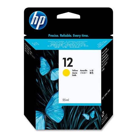 Product image for HP 12 Yellow Original Inkjet Cartridge (C4806A) - Small