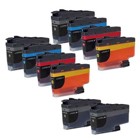 Product image for 999inks Compatible Multipack Brother LC3235XL 2 Full Sets + 2 FREE Black Inkjet Printer Cartridges - Small