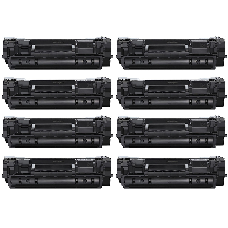 Product image for 999inks Compatible Eight Pack Canon 071 Black Standard Capacity Laser Toner Cartridges - Small