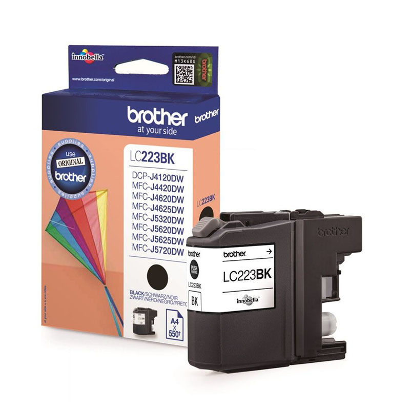 Product image for Brother LC223BK Black Original Ink Cartridge - Small
