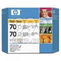 Product image for HP 70 Gloss Enhancer OriginalInk Cartridge (Twin Pack) (CB350A) - Small