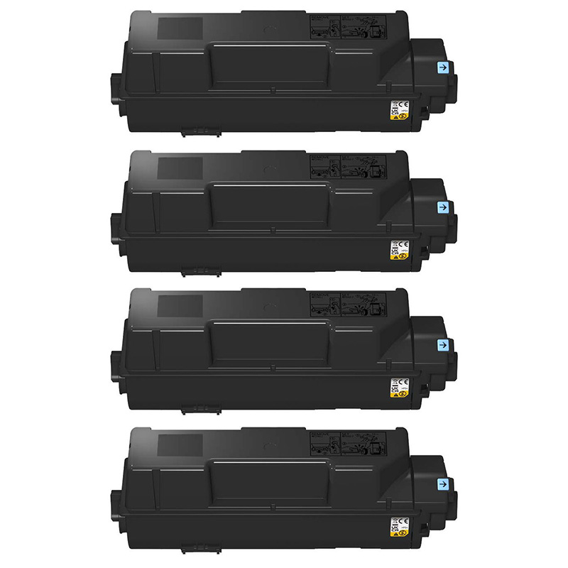 Product image for 999inks Compatible Quad Pack Kyocera TK-1260 Black Laser Toner Cartridges - Small