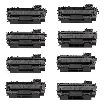 Product image for 999inks Compatible Eight Pack Canon 719H Black High Capacity Laser Toner Cartridges - Small