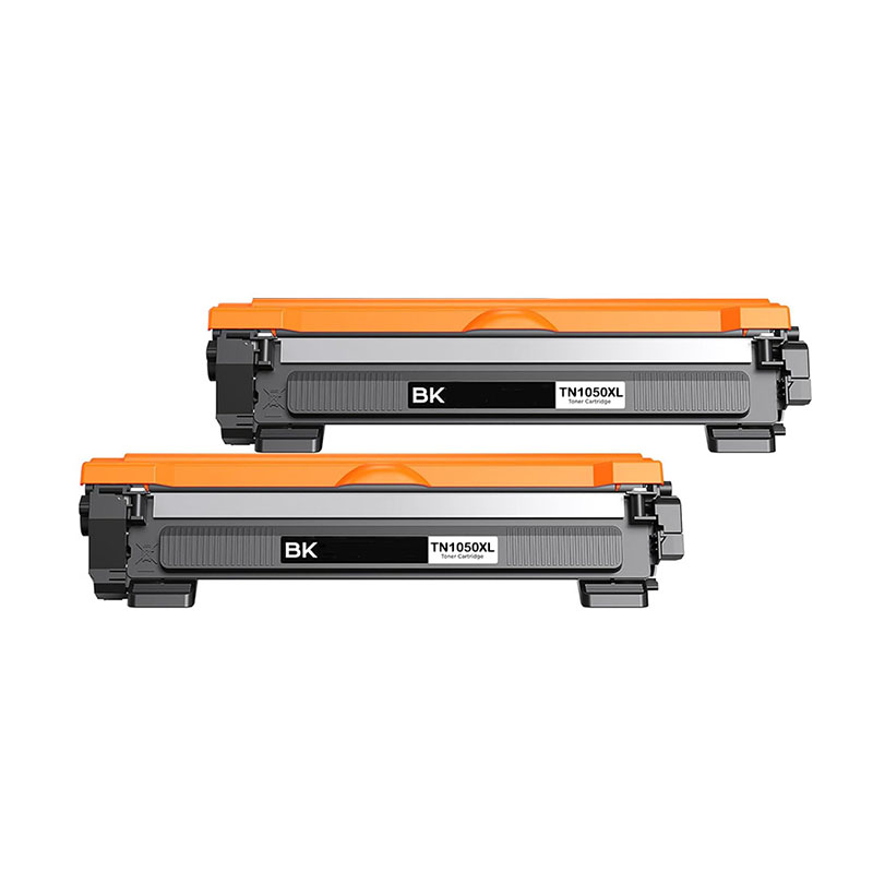 Product image for 999inks Compatible Twin Pack Brother TN1050XL Black Extra High Capacity Toner Cartridges - Small