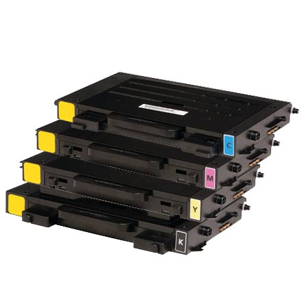 Product image for 999inks Compatible Multipack Samsung CLP-510 1 Full Set High Capacity Laser Toner Cartridges - Small