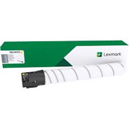 Product image for Lexmark 76C00Y0 Yellow Original Toner Cartridge - Small