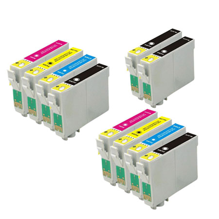 Product image for 999inks Compatible Multipack Epson T0441 2 Full Sets + 2 FREE Black Inkjet Printer Cartridges - Small