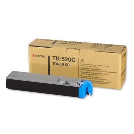 Product image for Kyocera TK-520C Original Cyan Toner Cartridge - Small