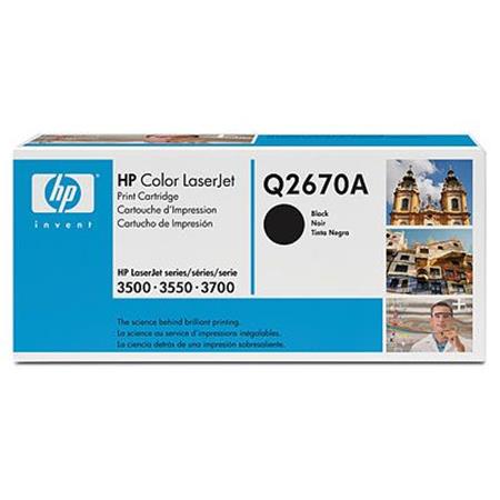 Product image for HP Q2670A Black Original Toner Cartridge with Smart Printing Technology - Small