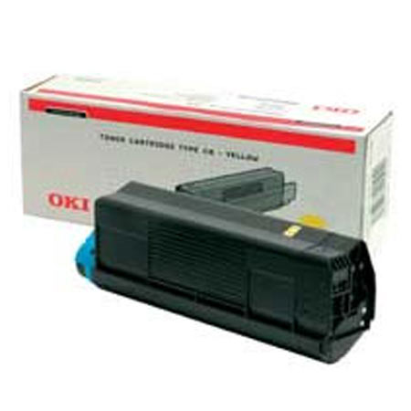 Product image for OKI 42804545 Yellow Original Standard Capacity Toner Cartridge - Small