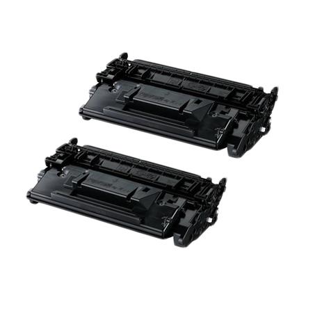 Product image for 999inks Compatible Twin Pack Canon 052 Black Standard Capacity Laser Toner Cartridges - Small