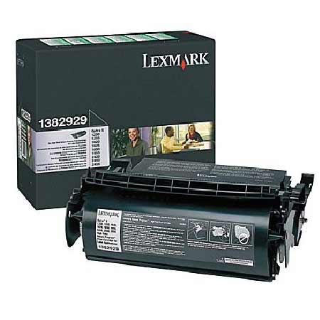 Product image for Lexmark 1382929 Black Original Return Program Toner Cartridge - Small