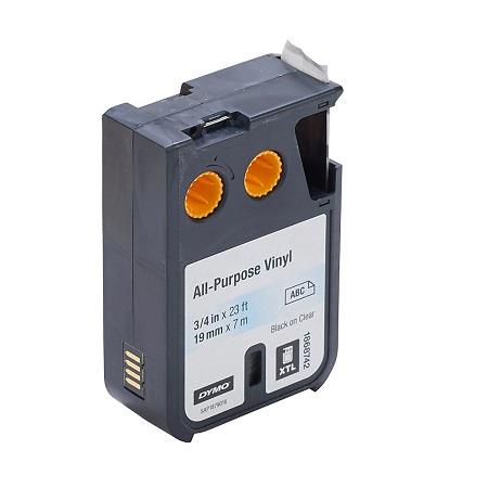 Product image for Dymo 1868742 Original Label Tape (19mm x 7m) Black On Clear - Small