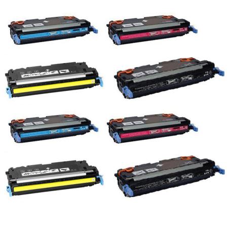 Product image for 999inks Compatible Multipack Canon 711BK and 717C/M/Y 2 Full Sets Laser Toner Cartridges - Small
