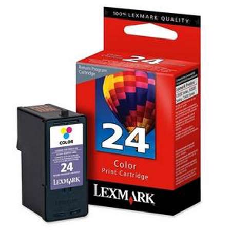 Product image for Lexmark No. 24 Colour Original  Return Program Ink Cartridge - Small