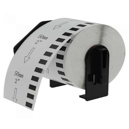 Product image for 999inks Compatible Brother DK-22223 Continuous Paper Tape (50mm x 30.48m) Black on White - Small