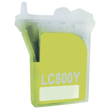 Product image for 999inks Compatible Brother LC800Y Yellow Inkjet Printer Cartridge - Small